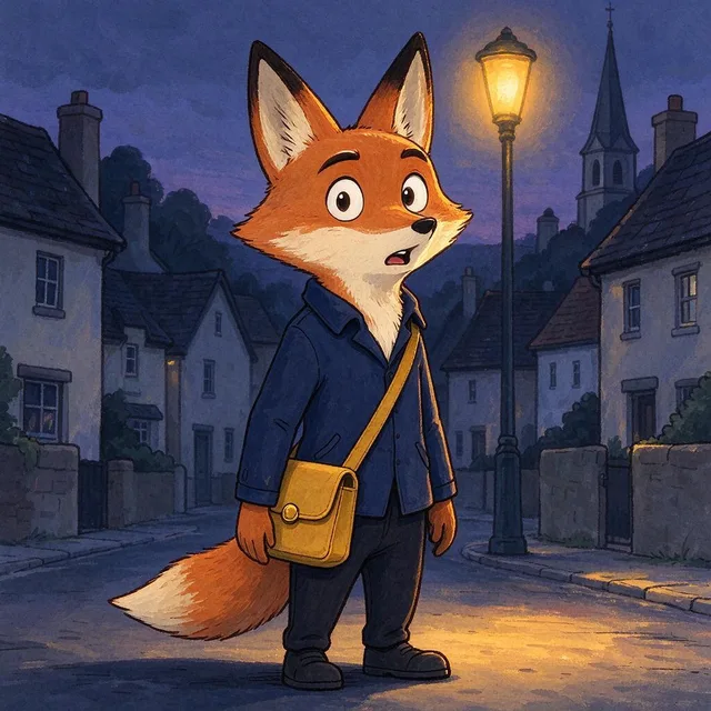 Seedream 5.0 Flash · Look surprised under a streetlamp at dusk · Second result · Prompt only — actual saved API output